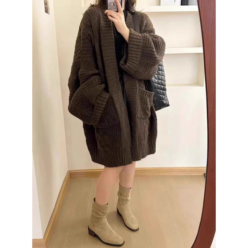 Women's Loose Cardigan-Style Coat