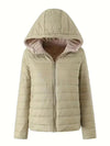 Women's Hooded Cotton-Blend Winter Jacket