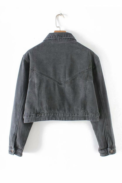Women's Cropped Denim Jacket