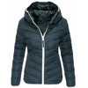 Women's Hooded Cotton-Blend Winter Jacket