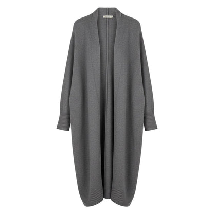 Women's Long Loose Cardigan-Style Coat